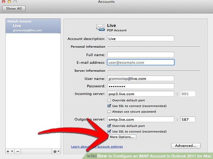 Settings Of Outlook For Mac